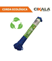 Corda Ecologica Trançada Azul 20 Metros X 3 Mm