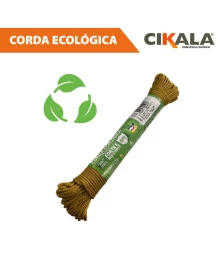 Corda Ecologica Trançada Dourada 20 Metros X 3 Mm