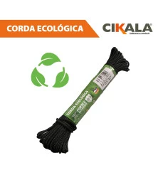 Corda Ecologica Trançada Preta 20 Metros X 3 Mm