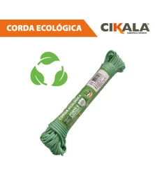 Corda Ecologica Trançada Verde 20 Metros X 3 Mm