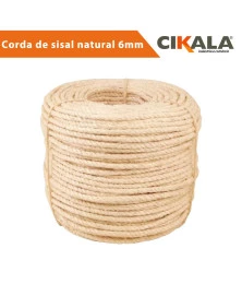 Corda Sisal Natural 06mm para Artesanato Ideal para Decoração e Projetos Criativos