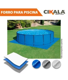 Forro para Piscina Inflável 2x2 M CK100 Micras - Proteção Contra Rasgos e Desgaste