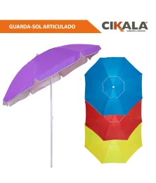 Guarda-Sol Articulado Capri 2,20 M - Proteção e Conforto para Dias Quentes