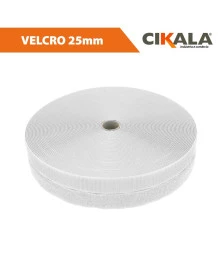 Velcro Macho e Fêmea Branco Medida 25mm x 01 M