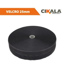 Velcro Macho e Fêmea Preto Medida 25mm x 01 M
