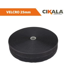 Velcro Macho e Fêmea Preto Medida 25mm x 01 M