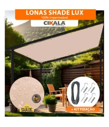 Tela Lona Sombreamento Impermeável Shade Lux Areia - A Melhor Opção para Sombreamento e Proteção Externa
