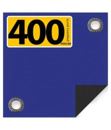 Lona de Caminhão Azul x Preta CK400 Micras em PVC - Segurança e Resistência para Sua Carga