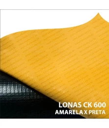 Lona para Brinquedos Infláveis Amarela 1x1,40 M Pula Pula Escorredor Emborrachada CK600 Micras