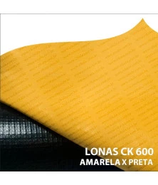 Lona para Brinquedos Infláveis Amarela 1x1,40 M Pula Pula Escorredor Emborrachada CK600 Micras