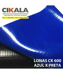 Lona para Brinquedos Infláveis Azul 1x1,40 M Pula Pula Escorredor Emborrachada CK600 Micras