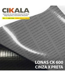 Lona para Brinquedos Infláveis Cinza 1x1,40 M Pula Pula Escorredor Emborrachada CK600 Micras