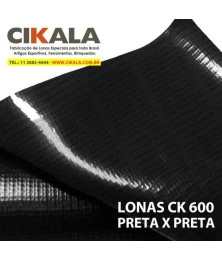 Lona para Brinquedos Infláveis Preta 1x1,40 M Pula Pula Escorredor Emborrachada CK600 Micras