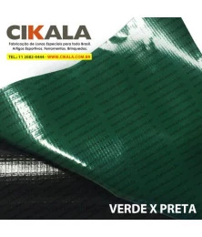 Lona para Brinquedos Infláveis Verde 1x1,40 M Pula Pula Escorredor Emborrachada CK600 Micras