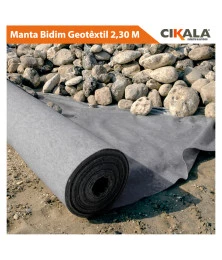 Manta Bidim Geotêxtil 2,30 M para Proteção Drenagem e Revestimento