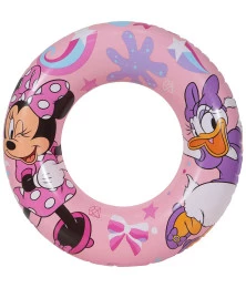 Boia Inflável Circular 56cm Minnie e Margarida - Relaxe e Aproveite o Verão com a Boia Circular para Piscina