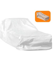 Capa para Espreguiçadeira Branca 70x80x200 cm