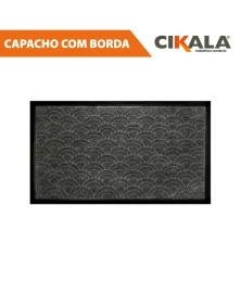 Tapete Capacho Antiderrapante Grafite 70x40cm - Ideal para Sua Porta de Entrada