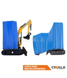 Capa para Mini Escavadeira Sob Medida