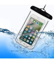Capa a Prova D água para Celular Capinha Aquática Universal com Alça 