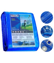 Lona para Cobertura Impermeável Azul CK300 Micras - Telhado Obra Festa Barraca Buffet