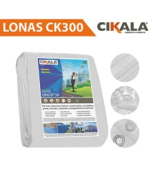 Lona para Cobertura Impermeável Branca CK300 Micras - Telhado Obra Festa Barraca Buffet