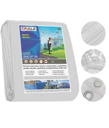 Lona para Cobertura Impermeável Branca CK300 Micras - Telhado Obra Festa Barraca Buffet