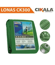 Lona para Cobertura Impermeável Verde CK300 Micras - Telhado Obra Festa Barraca Buffet