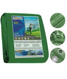 Lona para Cobertura Impermeável Verde CK300 Micras - Telhado Obra Festa Barraca Buffet