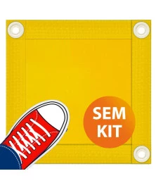 Capa de Segurança para Piscina Reposição CKP550 Amarela sem Kit de Instalação - Suporta Peso, Evita Quedas e Acidentes