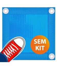 Capa de Segurança para Piscina Reposição CKP550 Azul Bebê sem Kit de Instalação - Suporta Peso, Evita Quedas e Acidentes