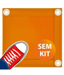 Capa de Segurança para Piscina Reposição CKP550 Laranja sem Kit de Instalação - Suporta Peso, Evita Quedas e Acidentes