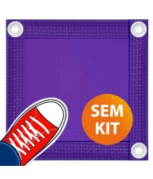 Capa de Segurança para Piscina Reposição CKP550 Roxa sem Kit de Instalação - Suporta Peso, Evita Quedas e Acidentes