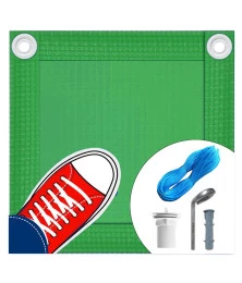 Capa de Segurança para Piscina CKP550 Verde + Kit de Instalação - Suporta Peso, Evita Quedas e Acidentes