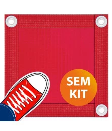 Capa de Segurança para Piscina Reposição CKP550 Vermelha sem Kit de Instalação - Suporta Peso, Evita Quedas e Acidentes
