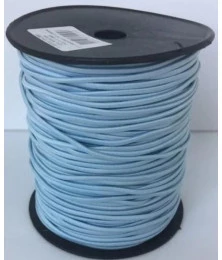 Rolo de Cordão Polipropileno Azul Claro 4mm 1/2KG para Artesanato Decoração Confecção de Brindes
