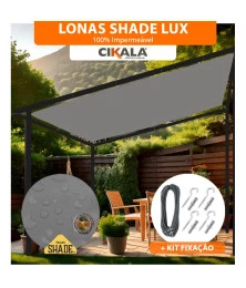 Tela Lona Sombreamento Impermeável Shade Lux Cinza - A Melhor Opção para Sombreamento e Proteção Externa