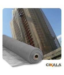 Tela de Proteção para Construção Civil Cinza 3,00x50 M - Proteção Contra Intempéries e Riscos de Queda