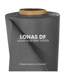 Lona para Toldo Cinza Dupla Face 1x1,40 M em PVC - Perfeita para Toldos Retráteis e Cortinas