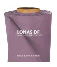 Lona para Toldo Lilás Dupla Face 1x1,40 M em PVC - Perfeita para Toldos Retráteis e Cortinas