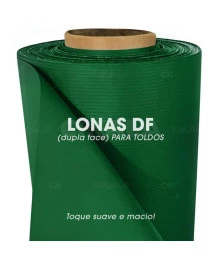 Lona para Toldo Verde Dupla Face 1x1,40 M em PVC - Perfeita para Toldos Retráteis e Cortinas