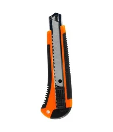 Estilete Emborrachado Lâmina 18mm com Trava