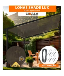 Tela Lona Sombreamento Impermeável Shade Lux Fumê - A Melhor Opção para Sombreamento e Proteção Externa