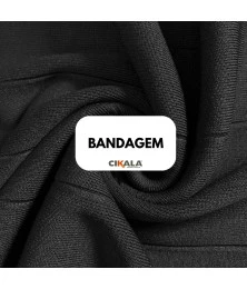Tecido Bandagem 01x1,20 M - Ideal para Confecção de Roupas Justas e Elegantes
