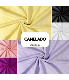 Tecido Malha Canelado 01x1,60 M – Flexível e Confortável para Moda Casual