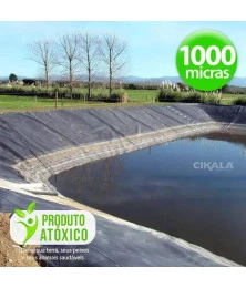 Lona Geomembrana para Lagos e Tanques PVC 1000 Micras - Ideal para Impermeabilização de Reservatórios