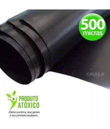 Lona Geomembrana para Lagos e Tanques 1x1,40 M PVC 500 Micras - Ideal para Reservatórios Agrícolas e Industriais