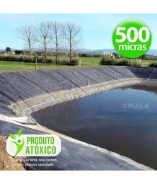 Lona Geomembrana para Lagos e Tanques PVC 500 Micras - Ideal para Impermeabilização de Reservatórios