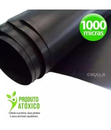 Lona Geomembrana para Lagos e Tanques 1x1,40 M PVC 1000 Micras - Ideal para Reservatórios Agrícolas e Industriais