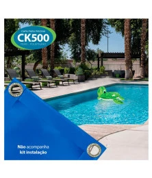 Capa de Piscina CKP500 PEAD Sem Kit de Instalação - Alta Durabilidade e Proteção Contra Sujeiras M2